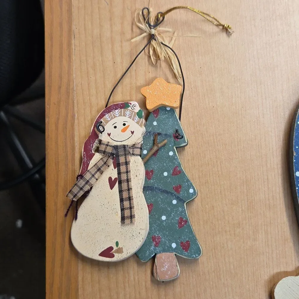Festive Snowman ‎ Ornaments 11 Pieces